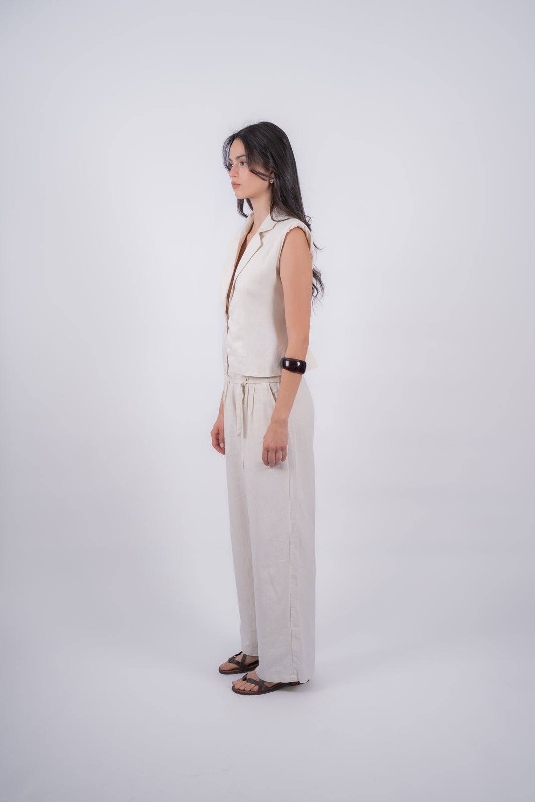 Pantalón Alba Crema