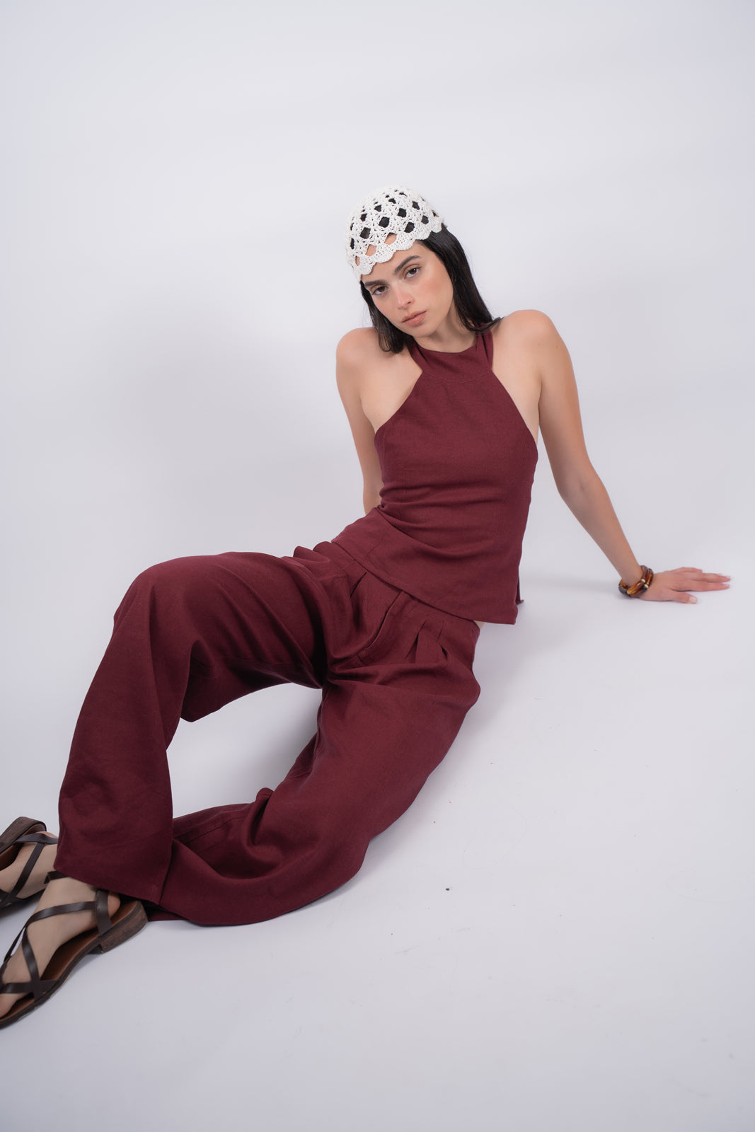 Casquete Romántico Crema