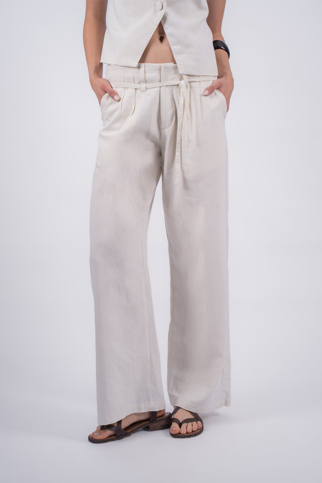 Pantalón Alba Crema