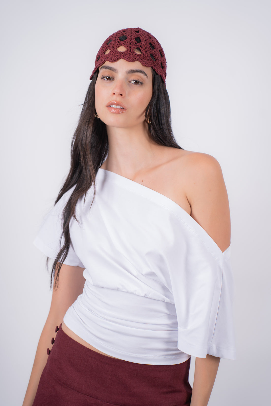 Casquete Romántico Vino