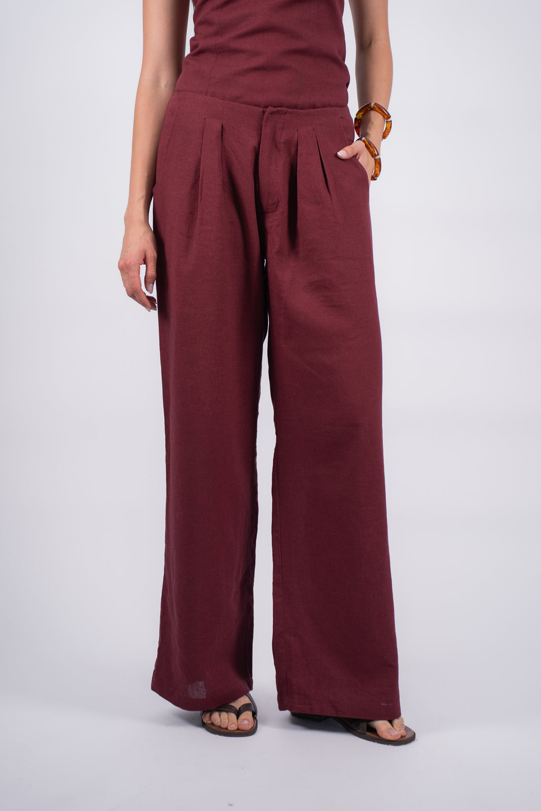 Pantalón Savia Vino