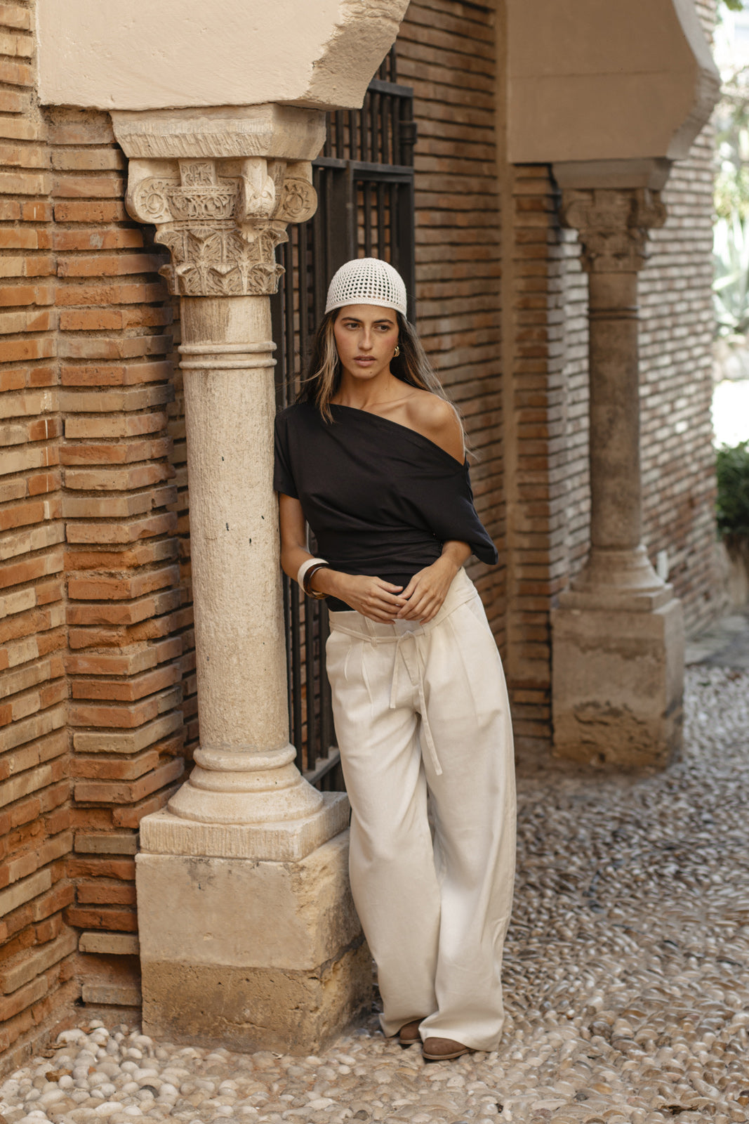 Casquete Simple Crema