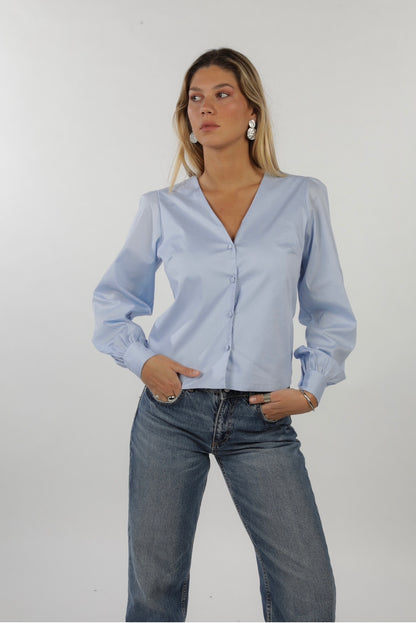 Camisa Chloé Celeste