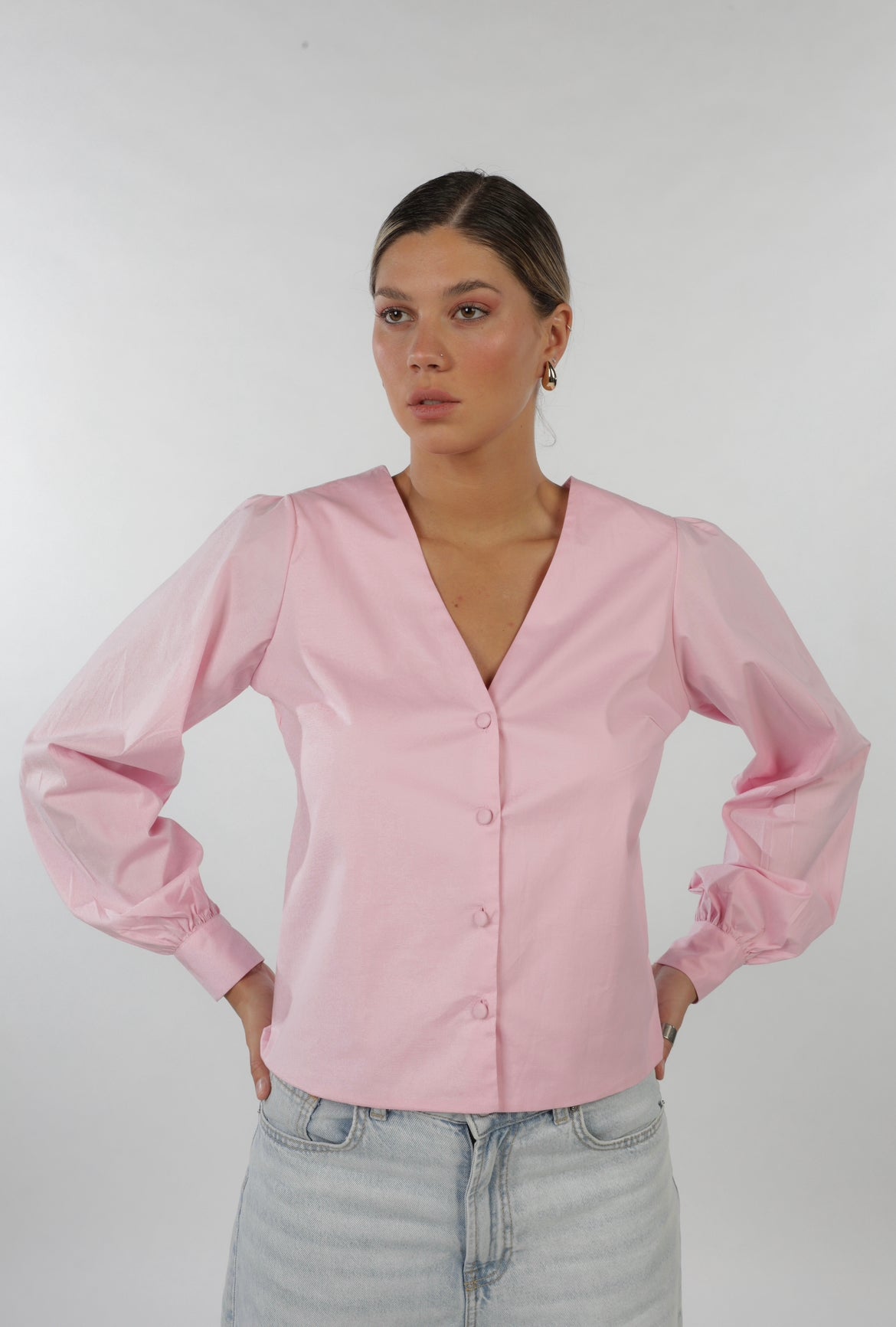 Camisa Chloé Rosada