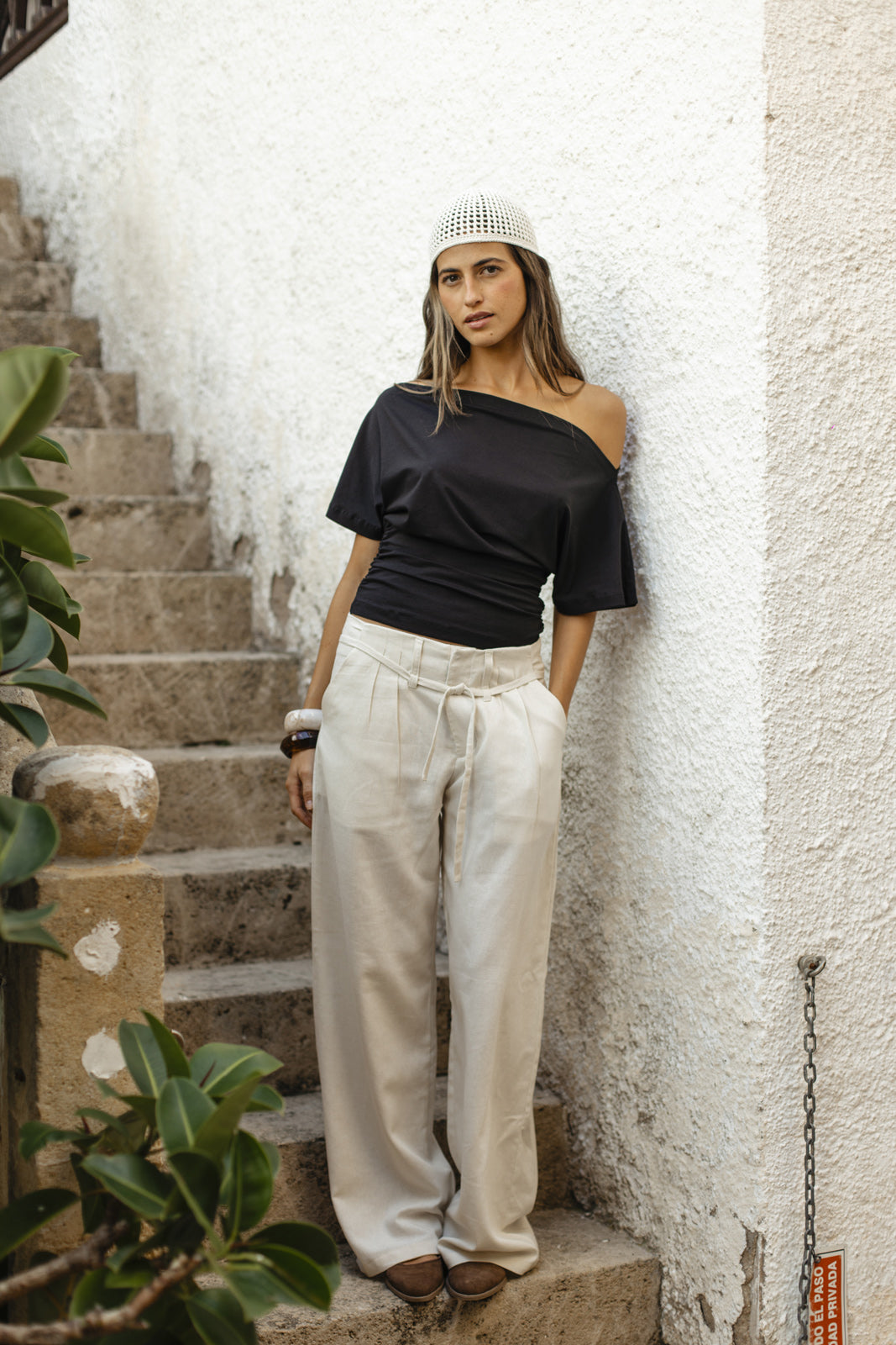 Casquete Simple Crema