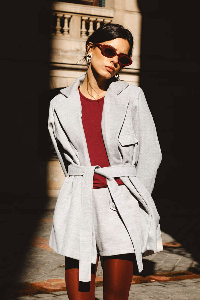 Polera Ámbar Burdeo