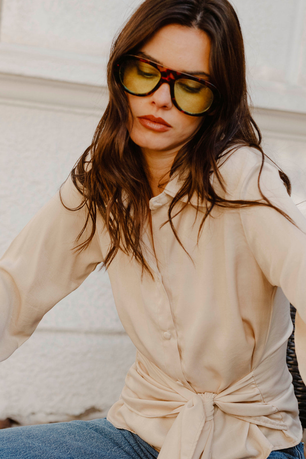 Blusa Musa Champagne