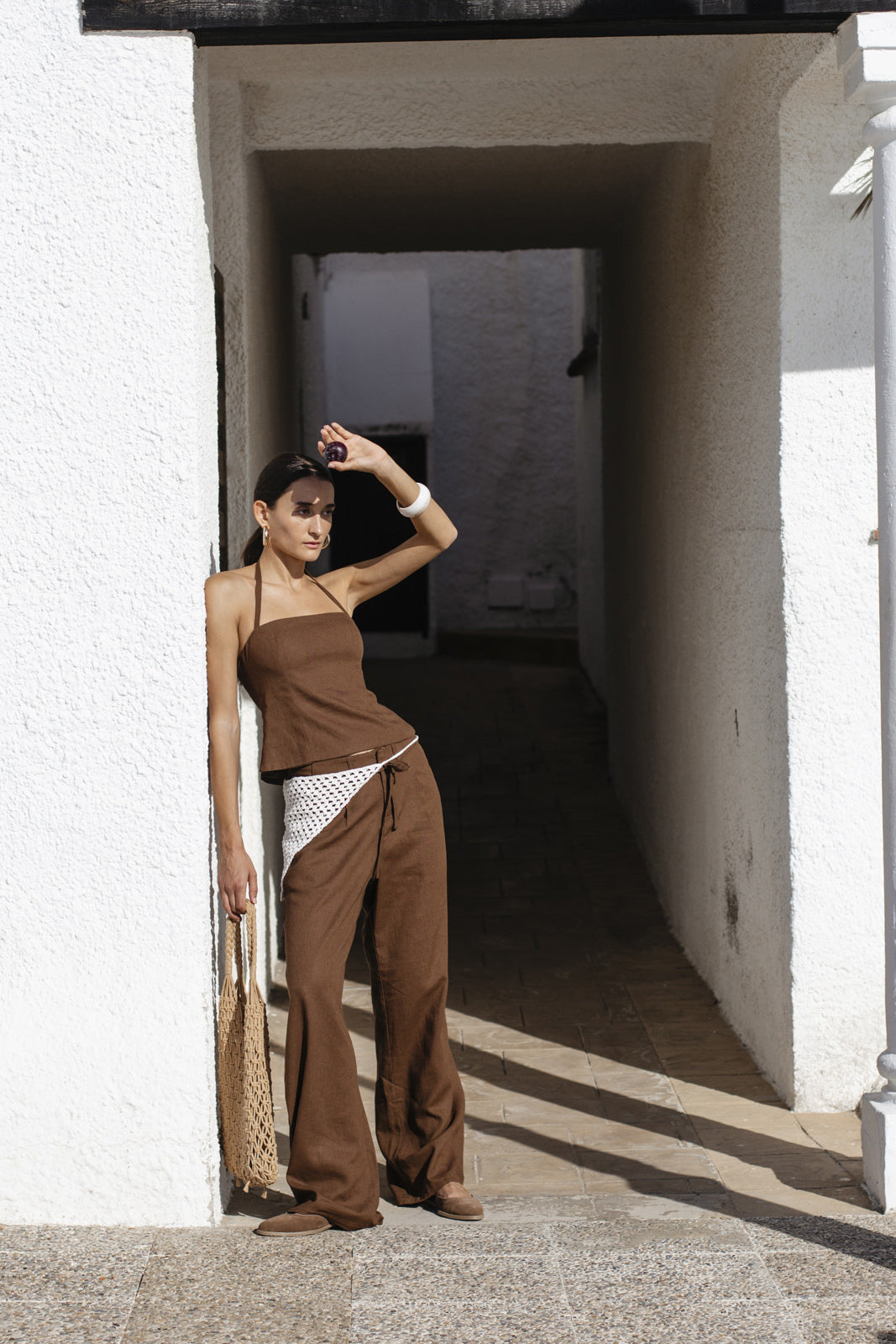 Pantalón Alba Chocolate