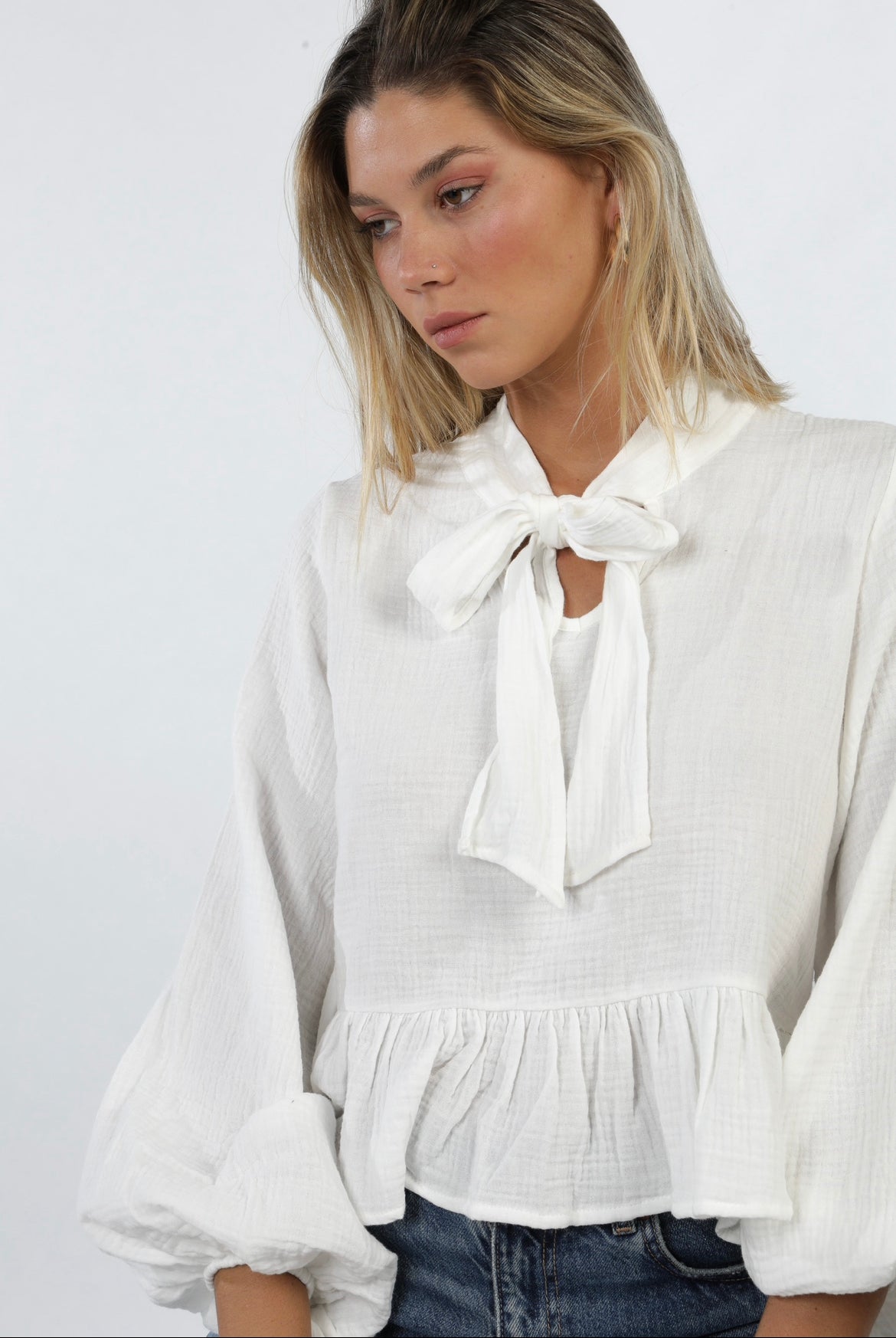 Blusa Ornella blanca