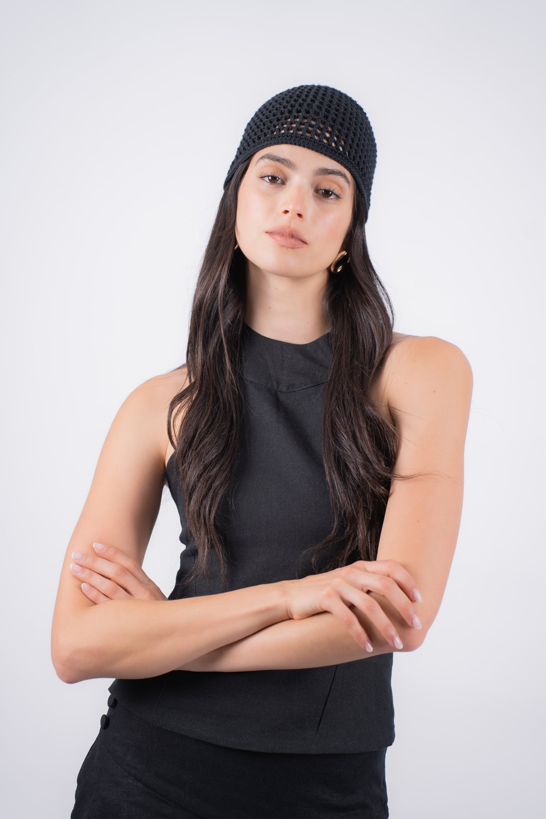 Casquete Simple Negro