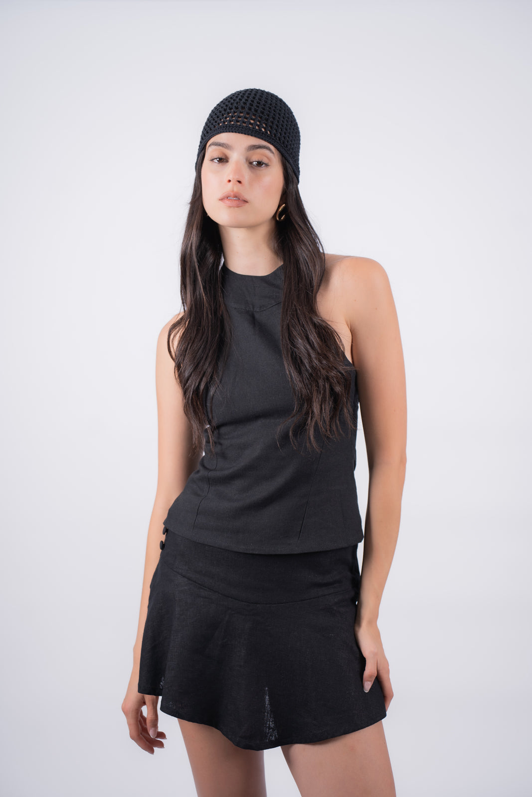 Casquete Simple Negro