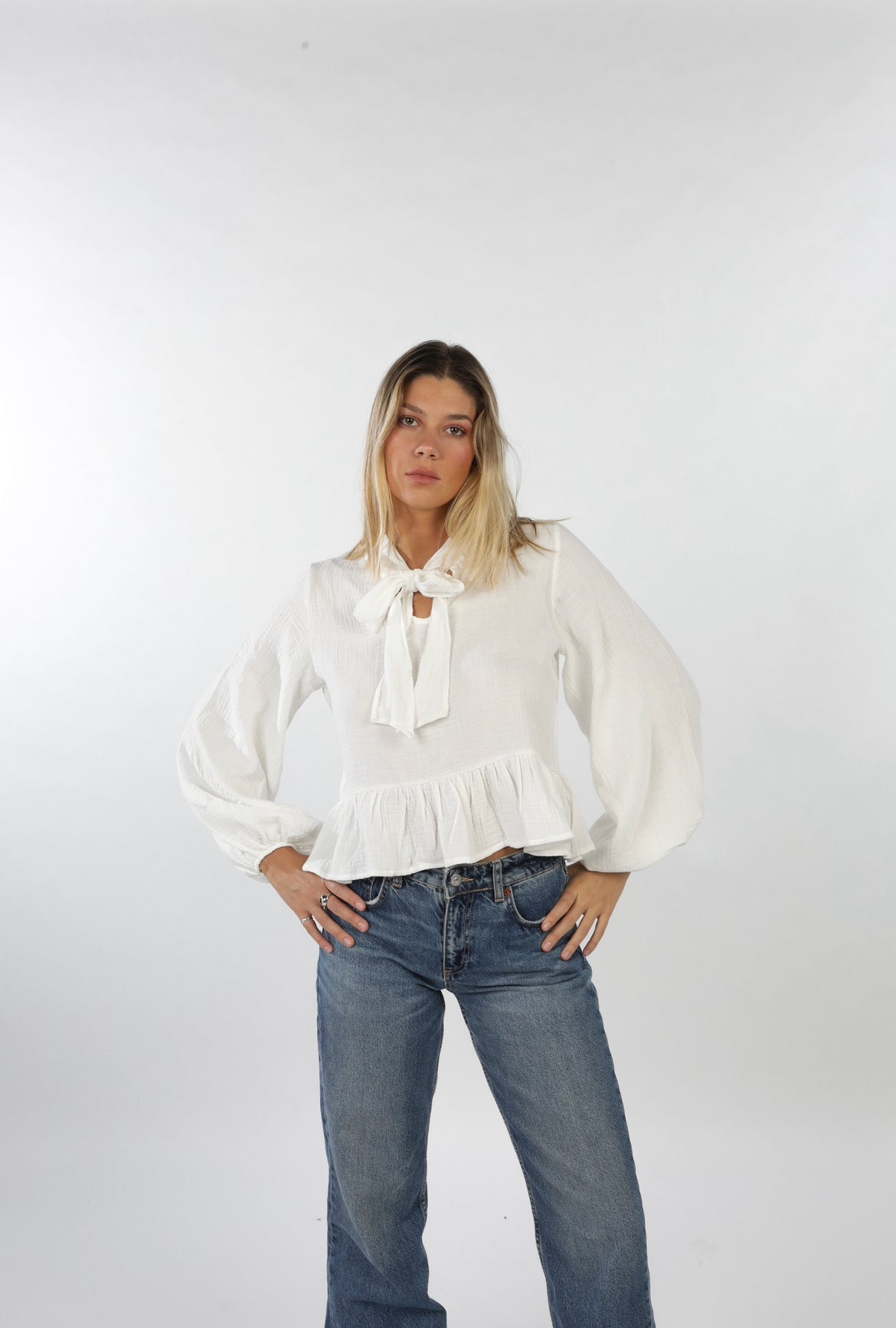 Blusa Ornella blanca