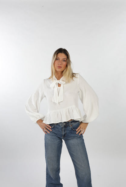 Blusa Ornella blanca