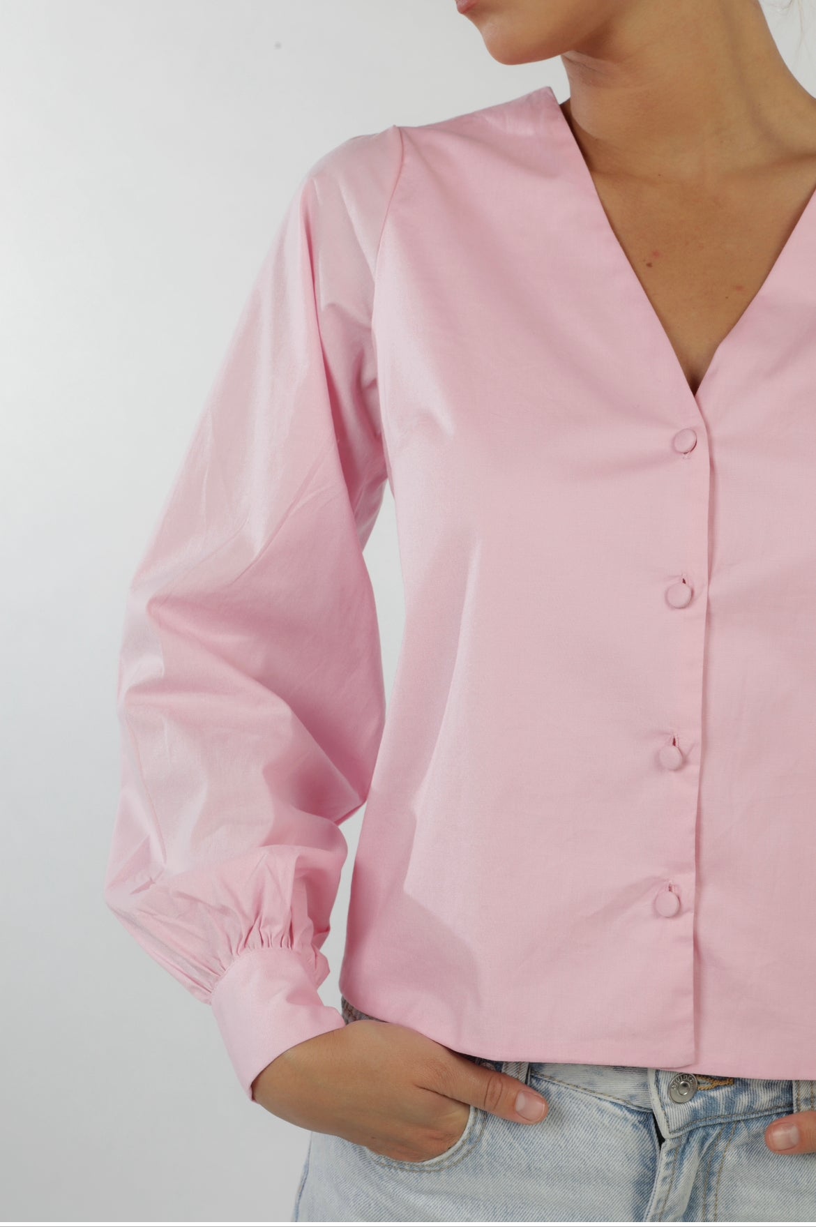 Camisa Chloé Rosada