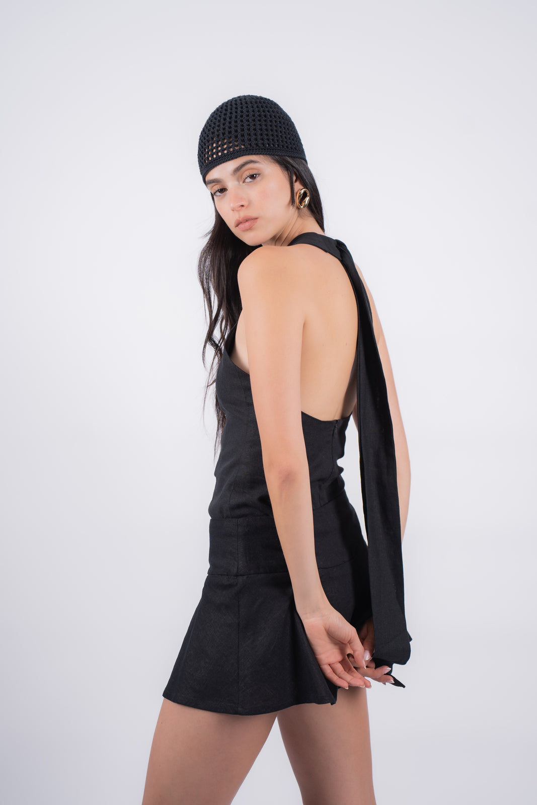 Casquete Simple Negro