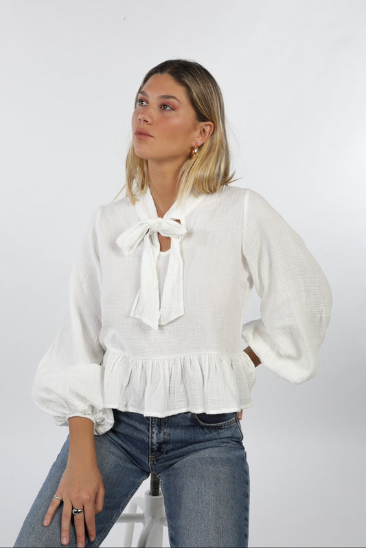 Blusa Ornella blanca