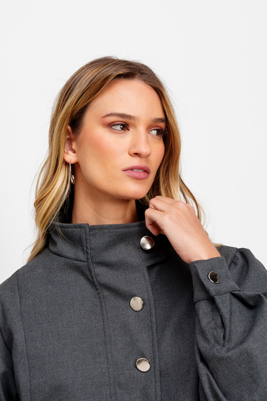 Bomber Forma Gris