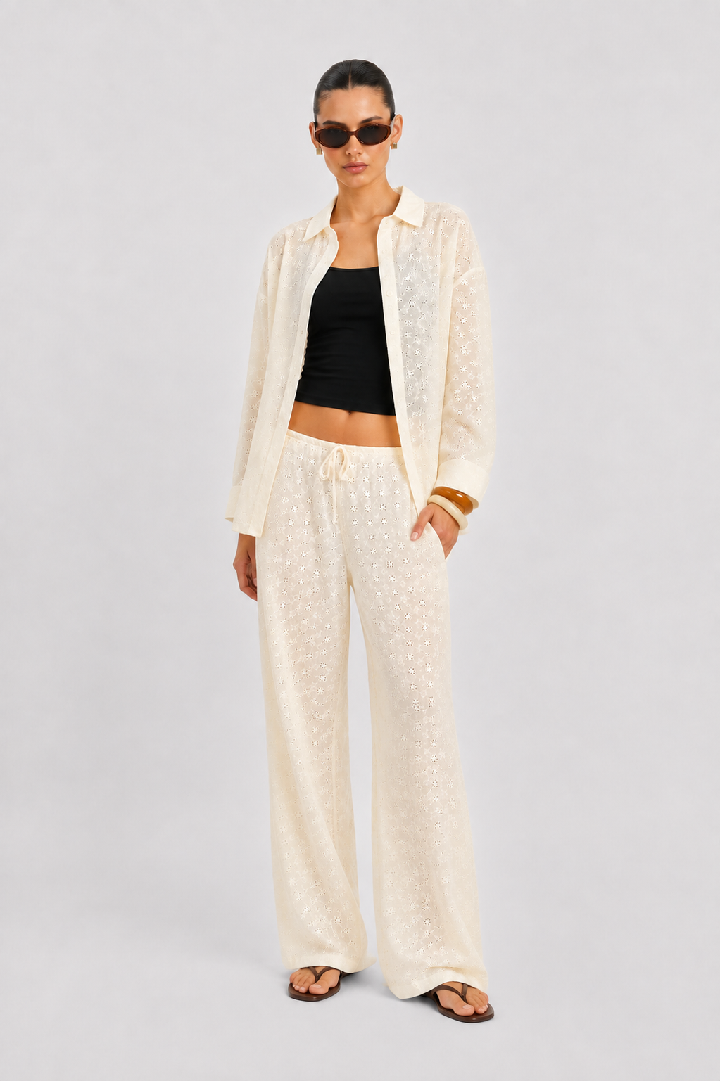 Pantalón Creta Vainilla