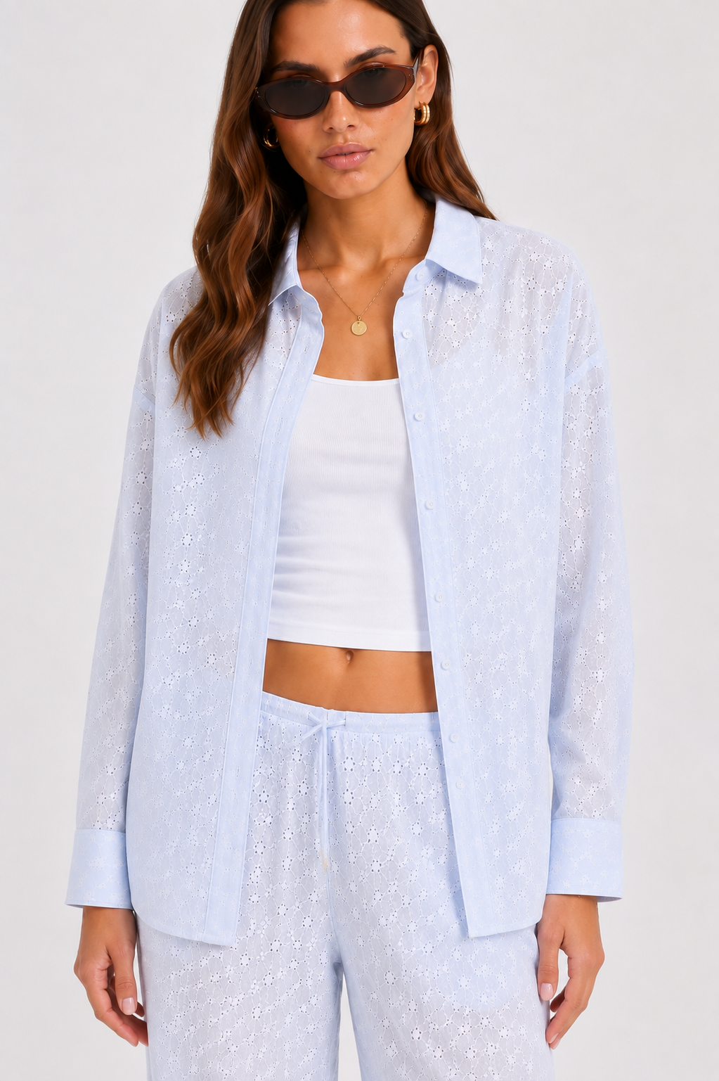 Camisa Creta Celeste