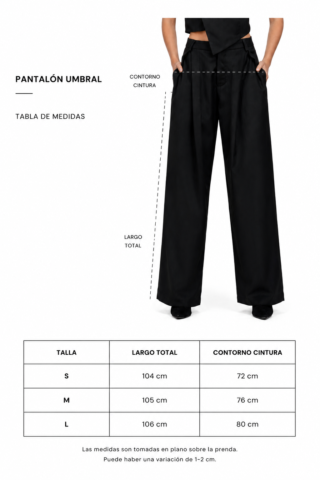 Pantalón Umbral Rayas Negro