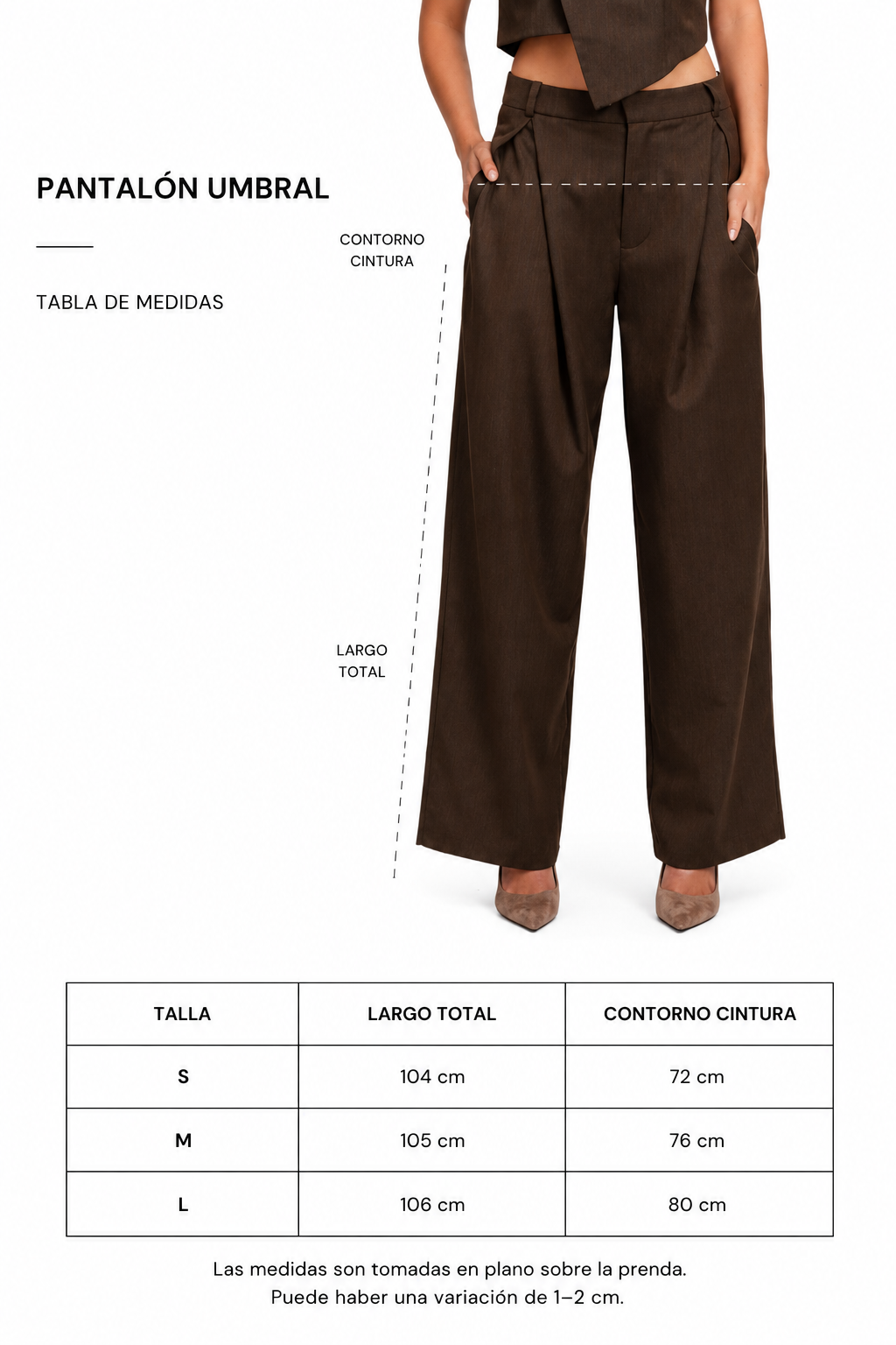 Pantalón Umbral Rayas Chocolate