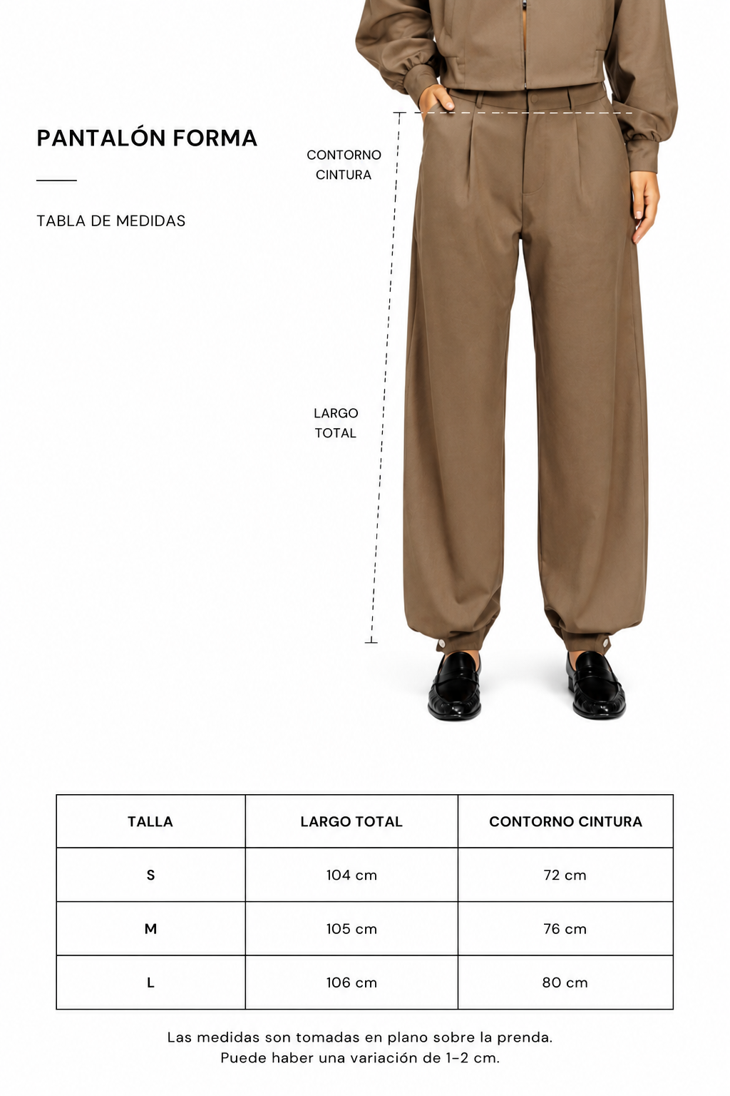 Pantalón Forma Verde Musgo