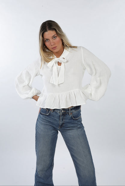 Blusa Ornella blanca