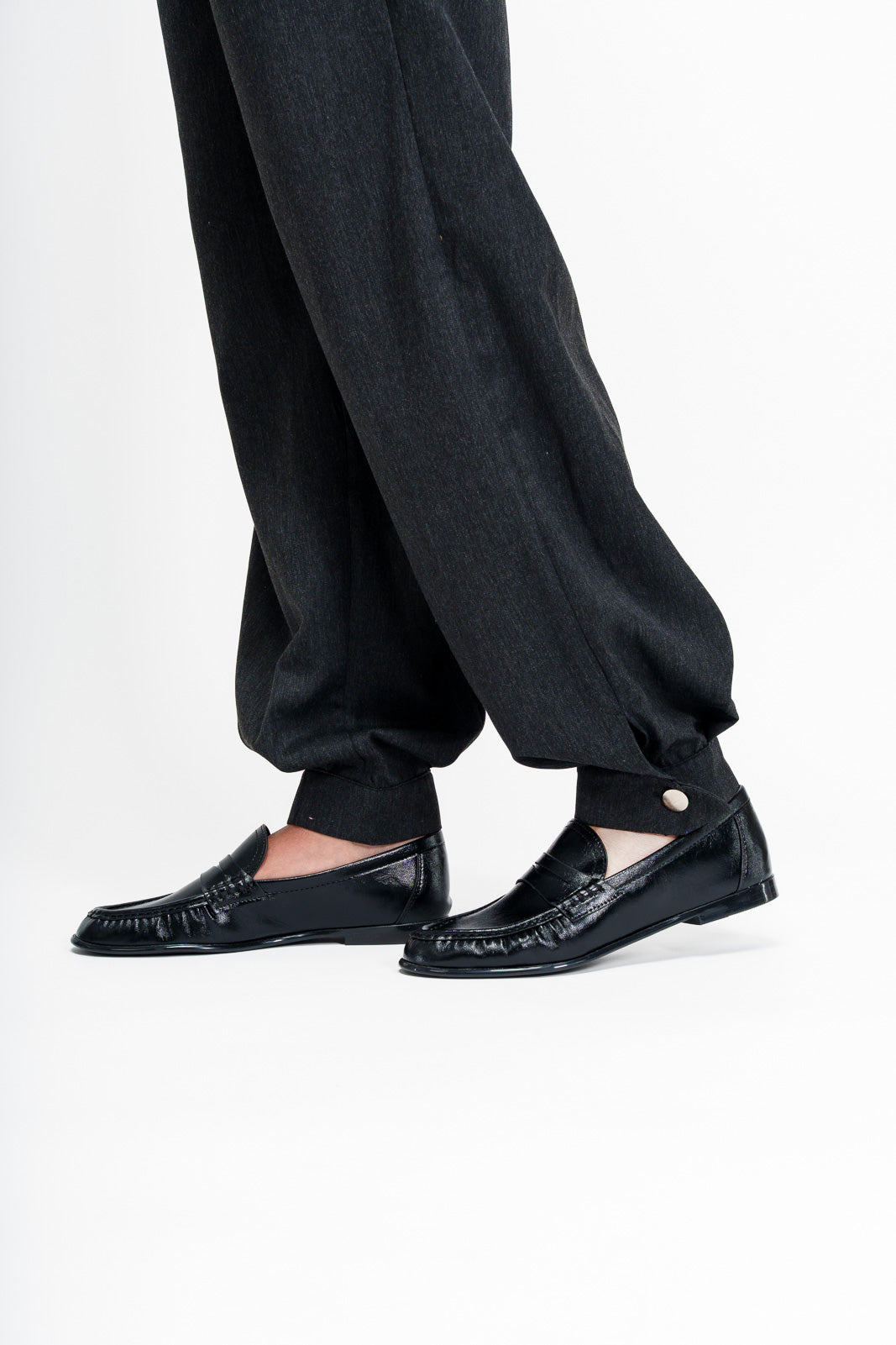 Pantalón Forma Negro Jaspeado