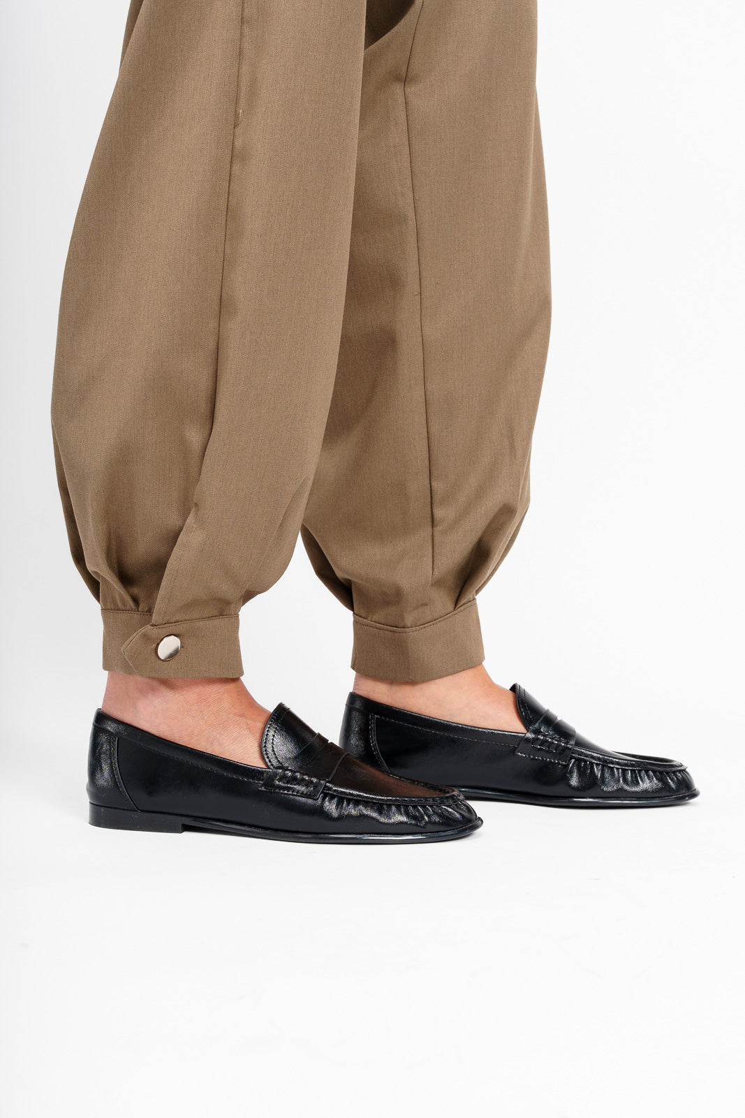 Pantalón Forma Verde Musgo