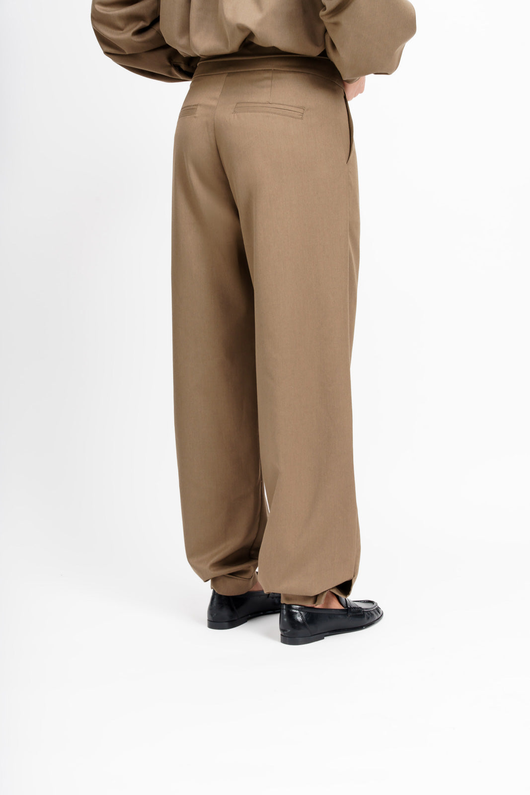 Pantalón Forma Verde Musgo