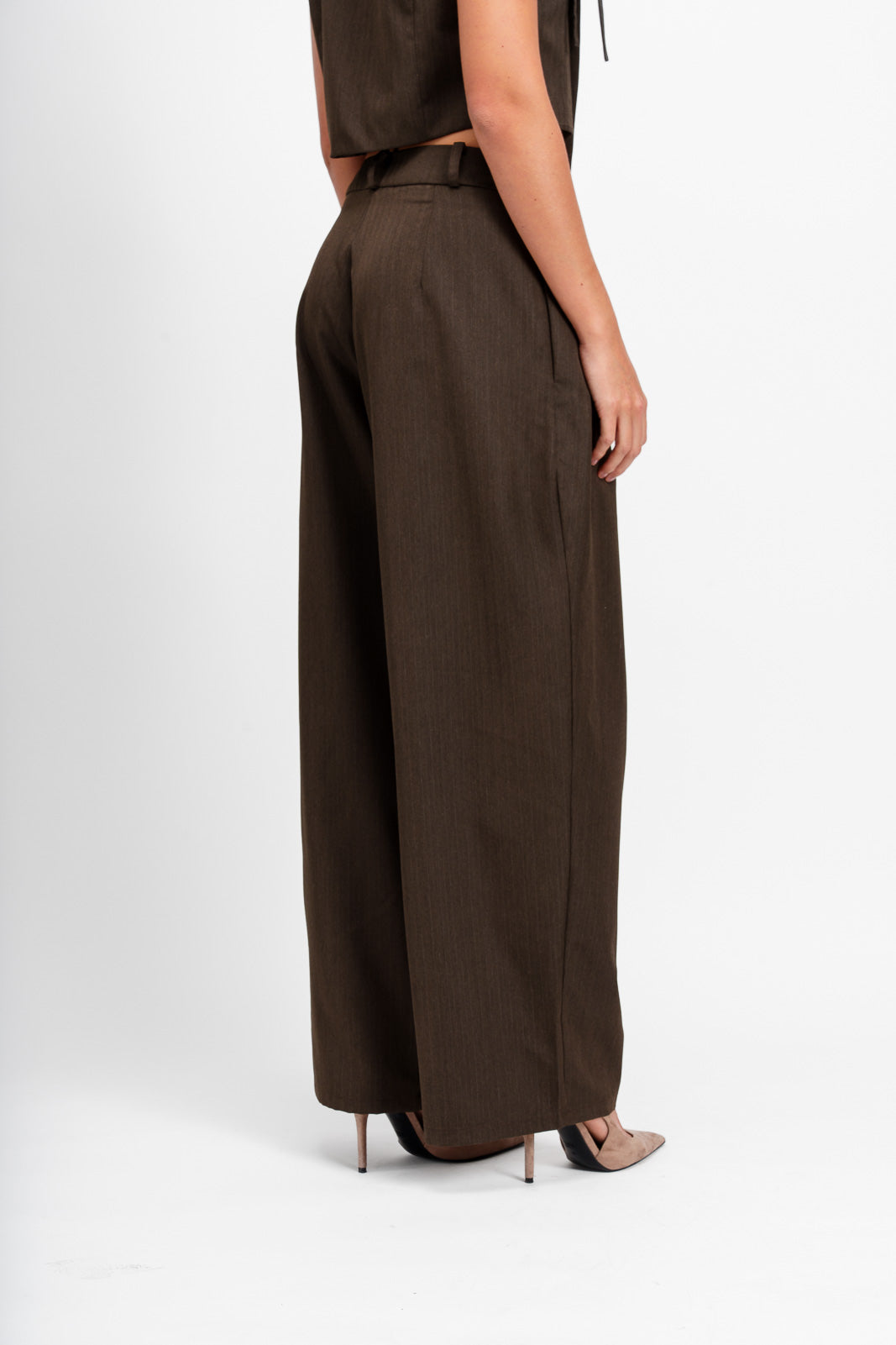 Pantalón Umbral Rayas Chocolate