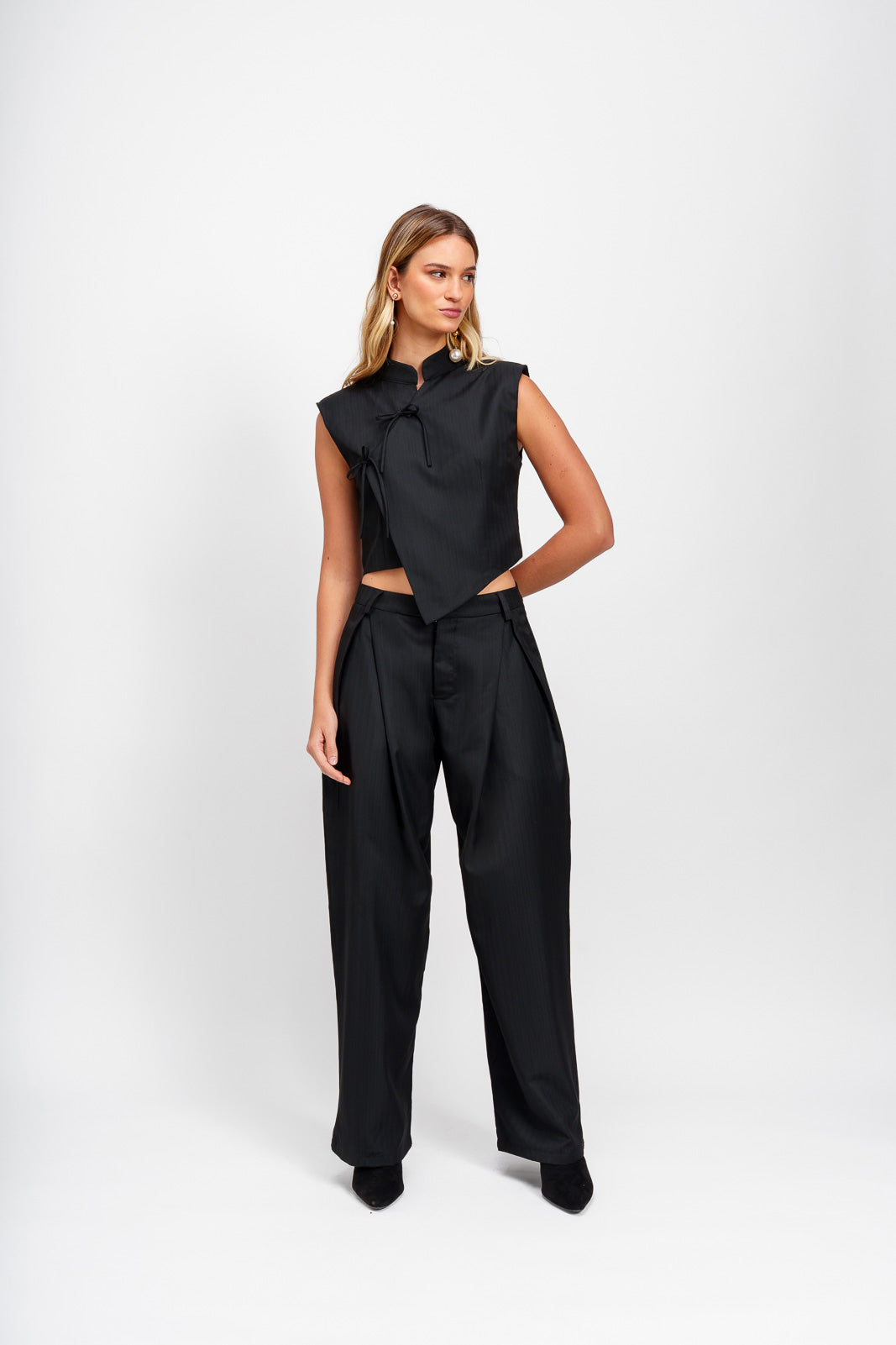 Pantalón Umbral Rayas Negro