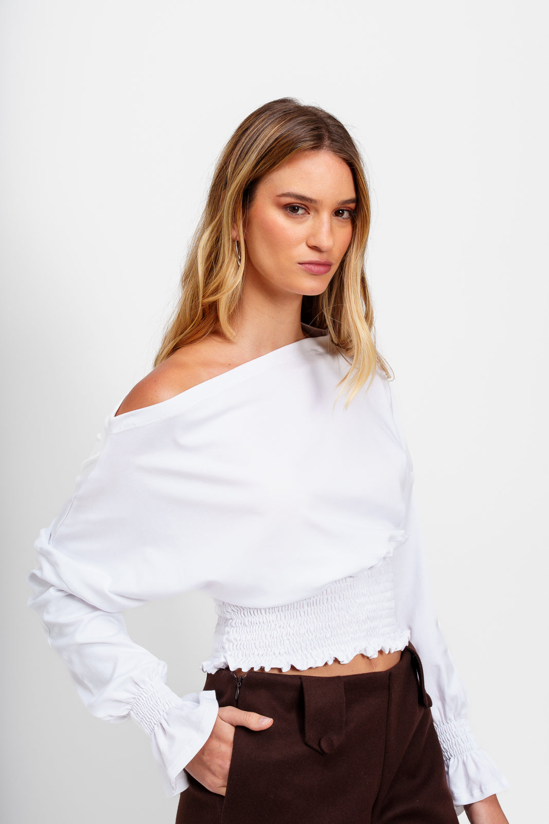 Polera Silueta Blanca