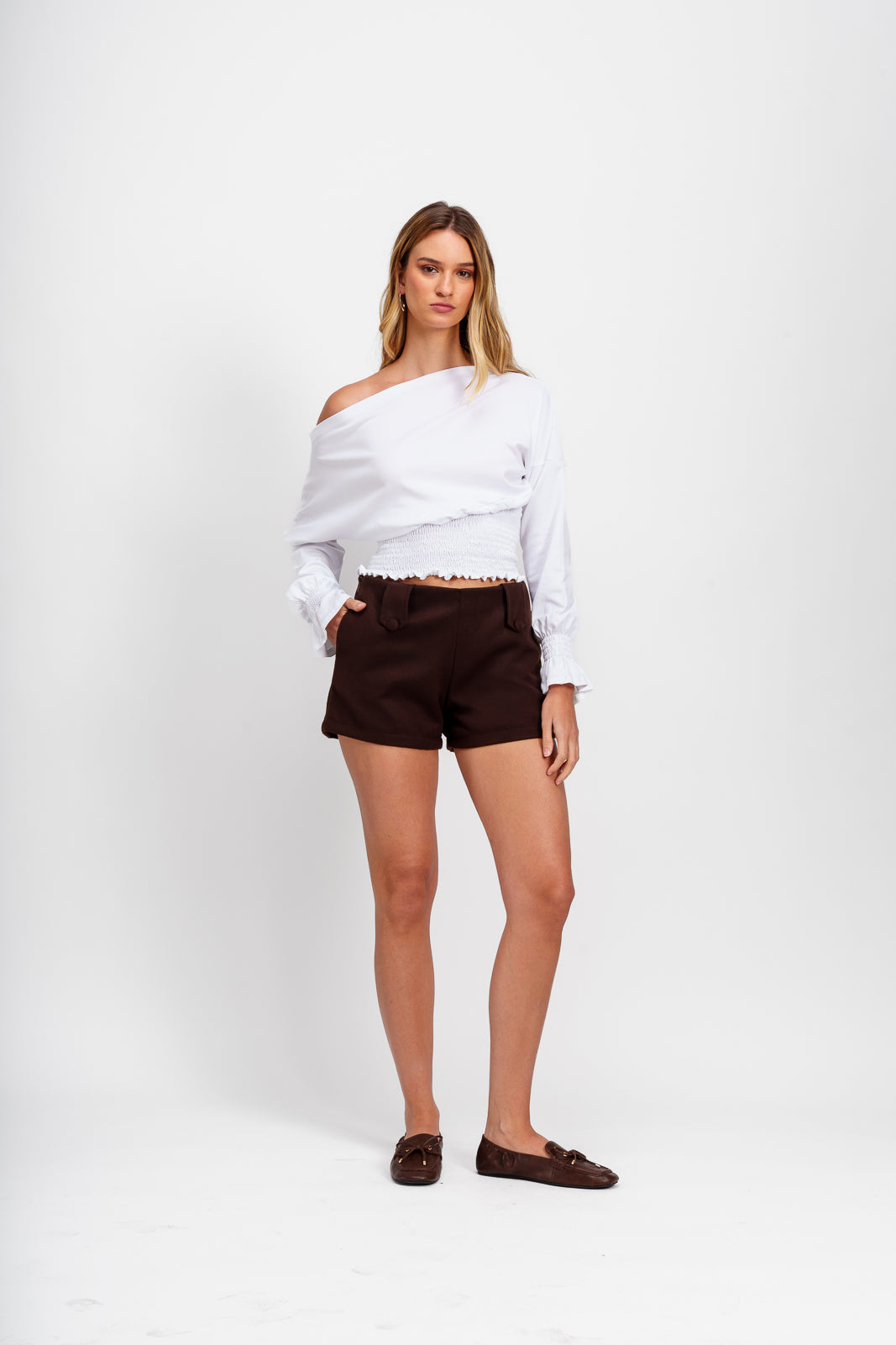 Polera Silueta Blanca