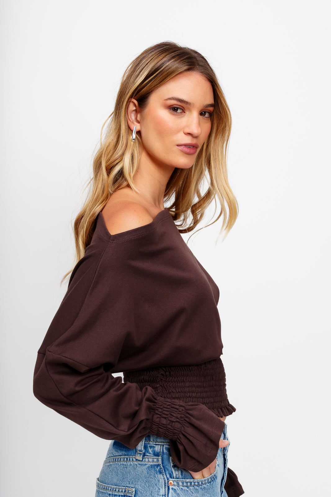 Polera Silueta Chocolate