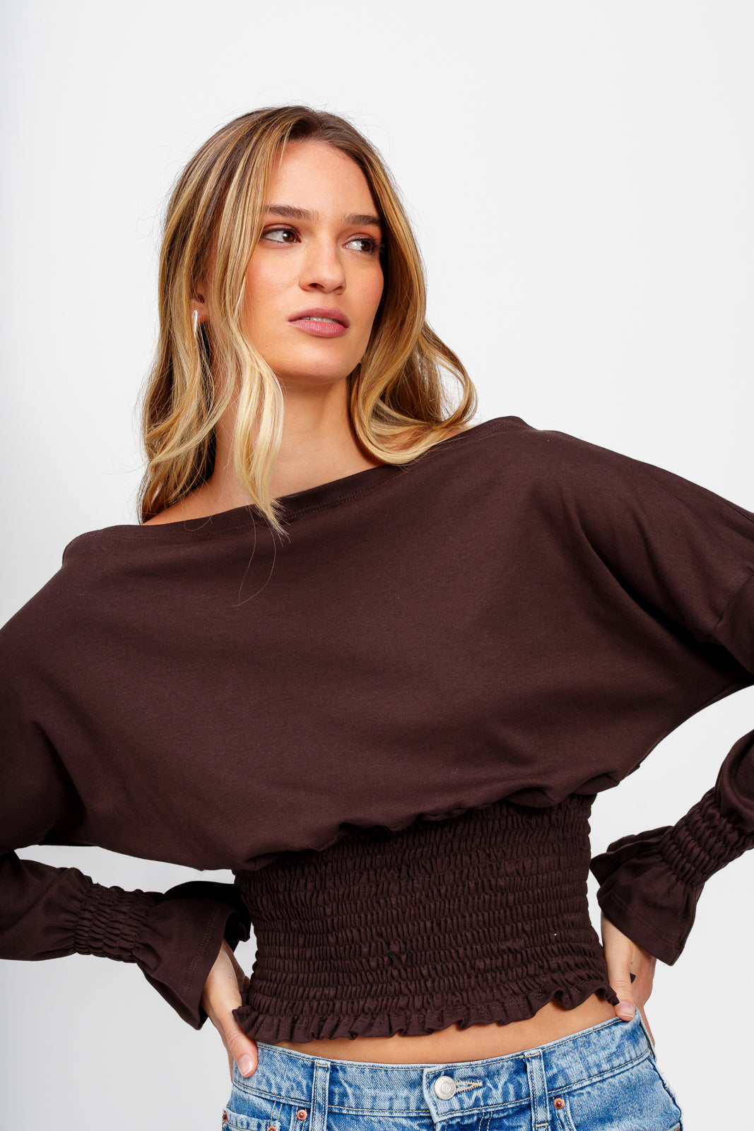Polera Silueta Chocolate