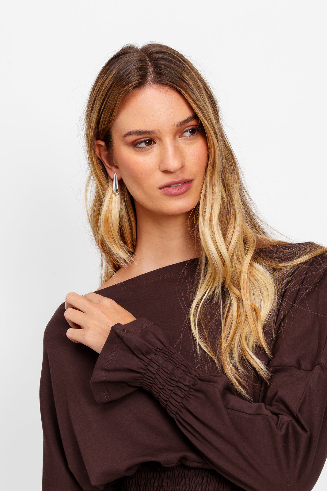 Polera Silueta Chocolate