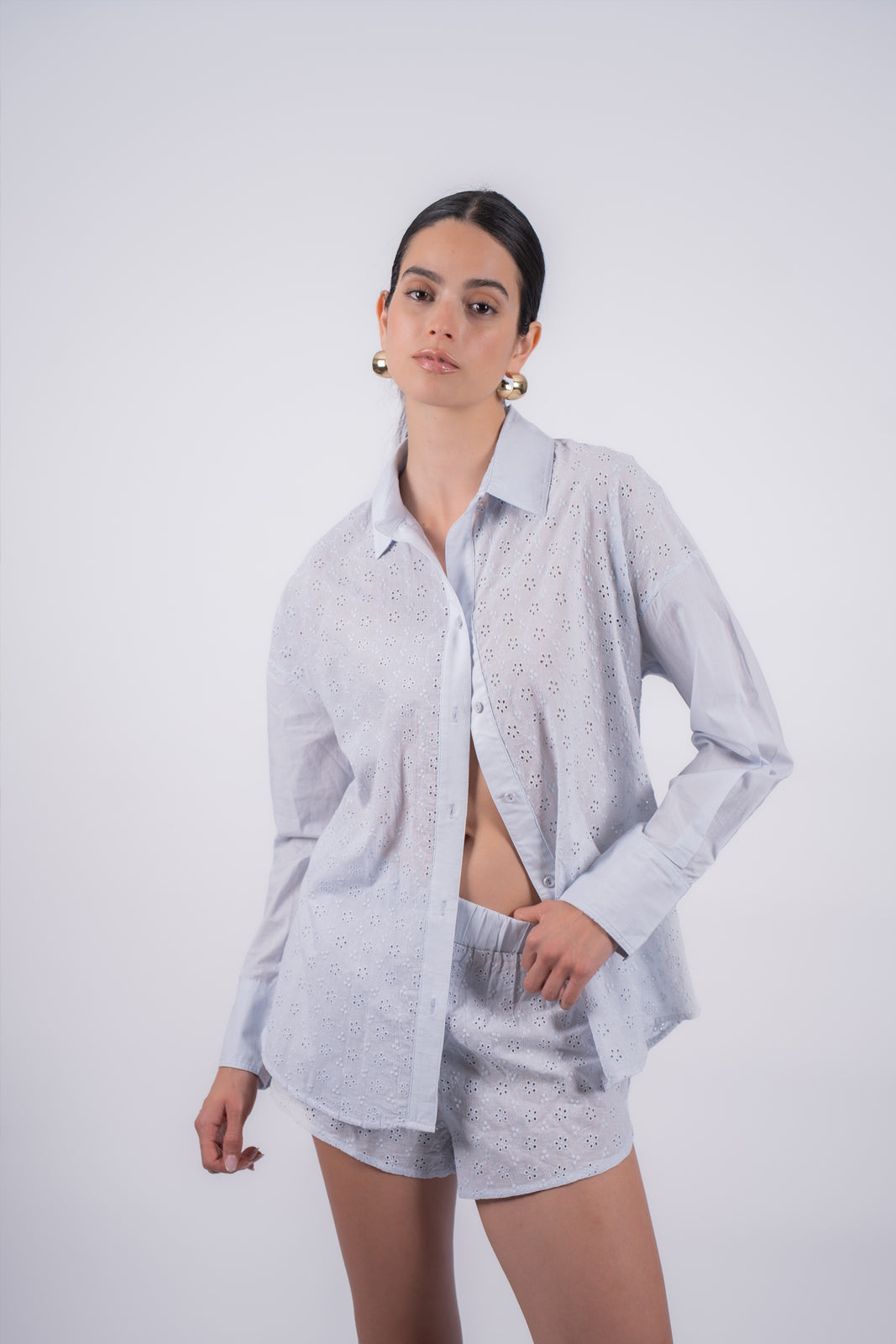 Camisa Creta Celeste