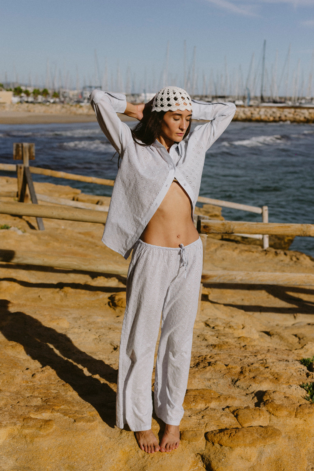 Pantalón Creta Celeste