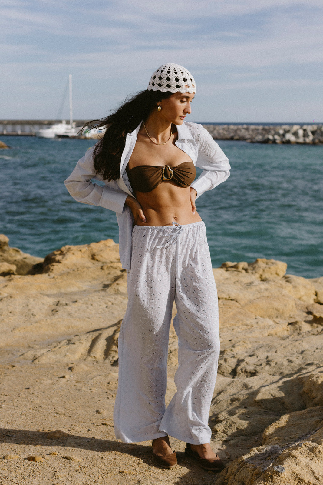 Pantalón Creta Celeste